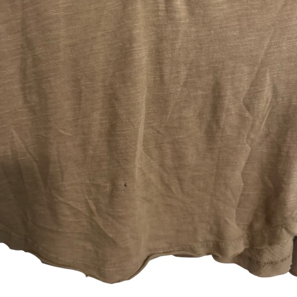 We The Free Henley Tee Shirt Long Sleeves Crochet Detail Boho Womens X Small - Picture 3 of 9